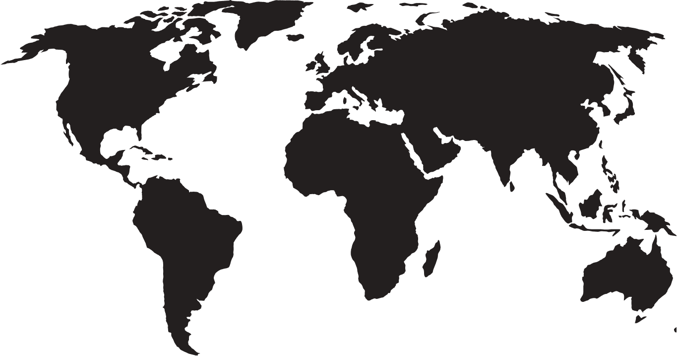 World map showing Dinamic Oil global subsidiaries