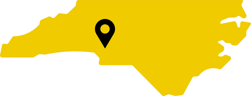 North Carolina location marker