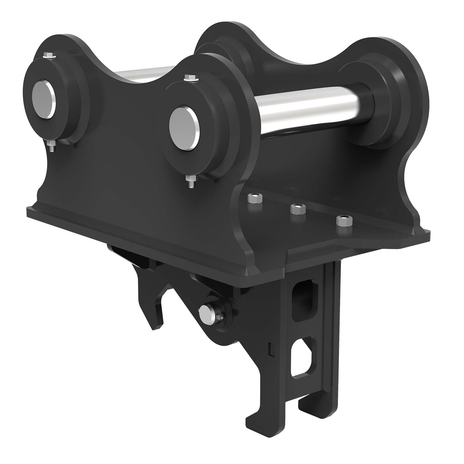 Excavator mount for helical pile and anchor drive applications