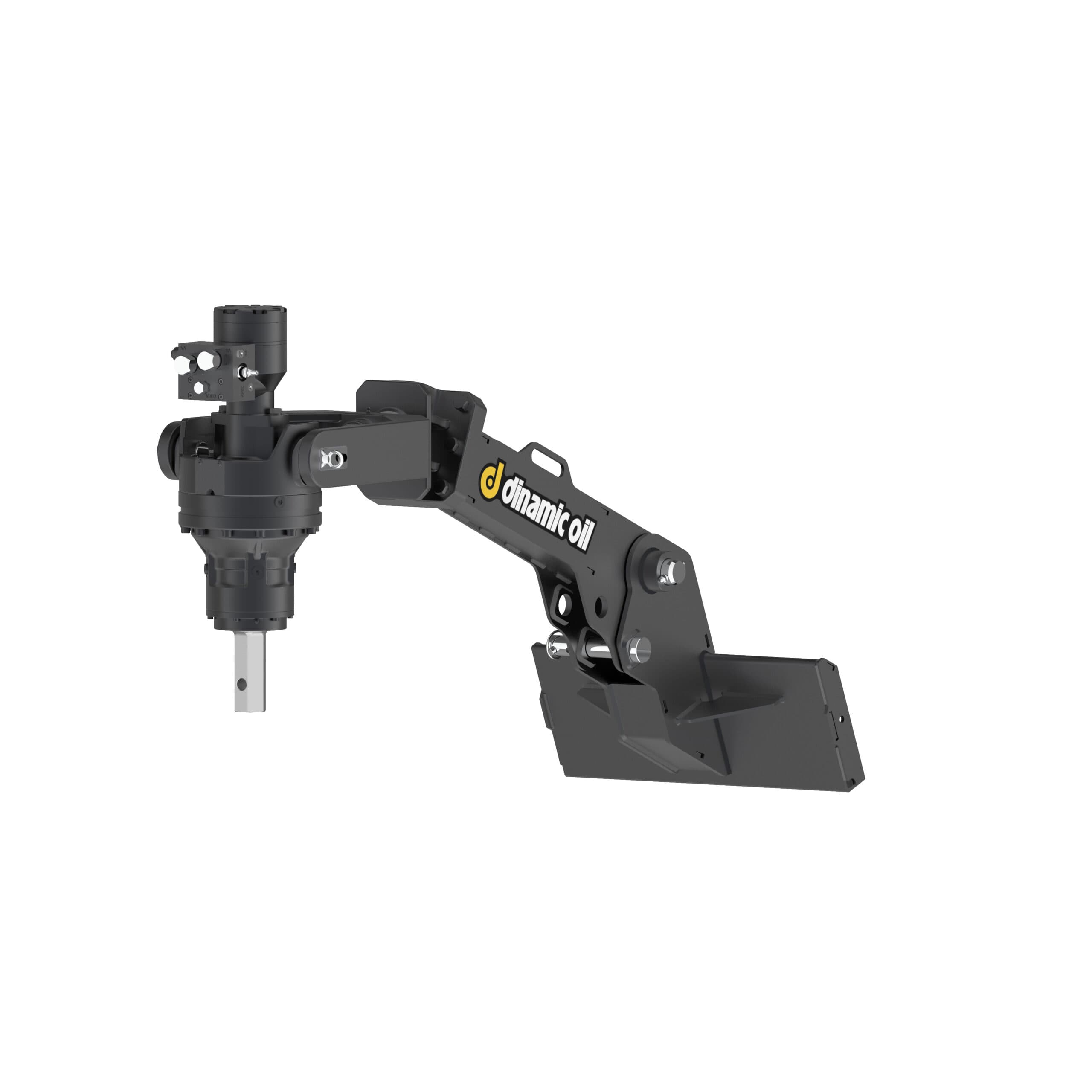 Walk-behind loader mounting kit for anchor drive installation