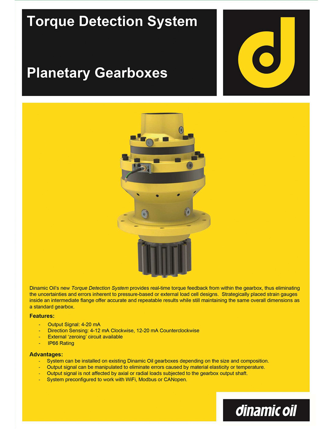 Torque Detection System – Planetary Gearboxes