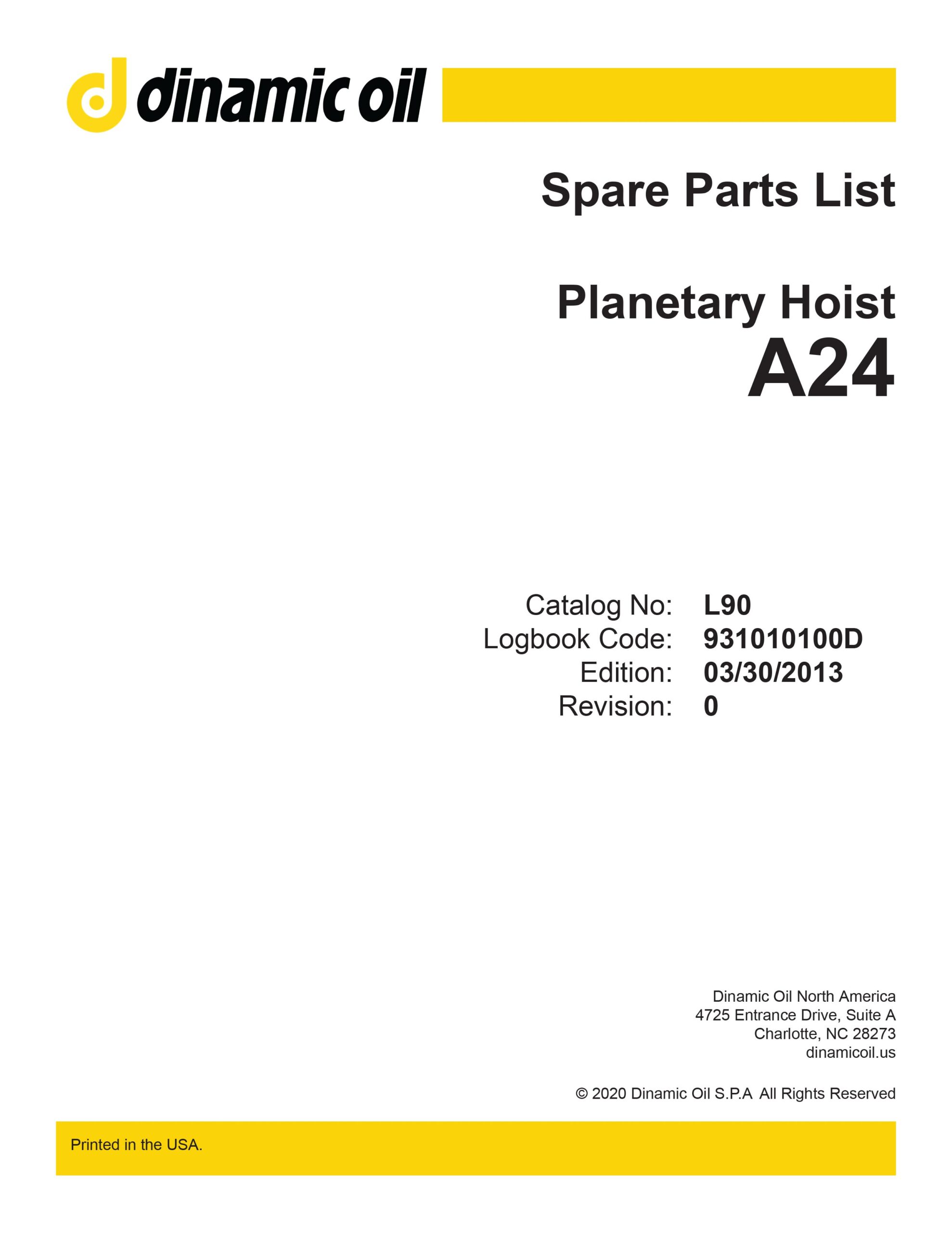 Planetary Hoist A24