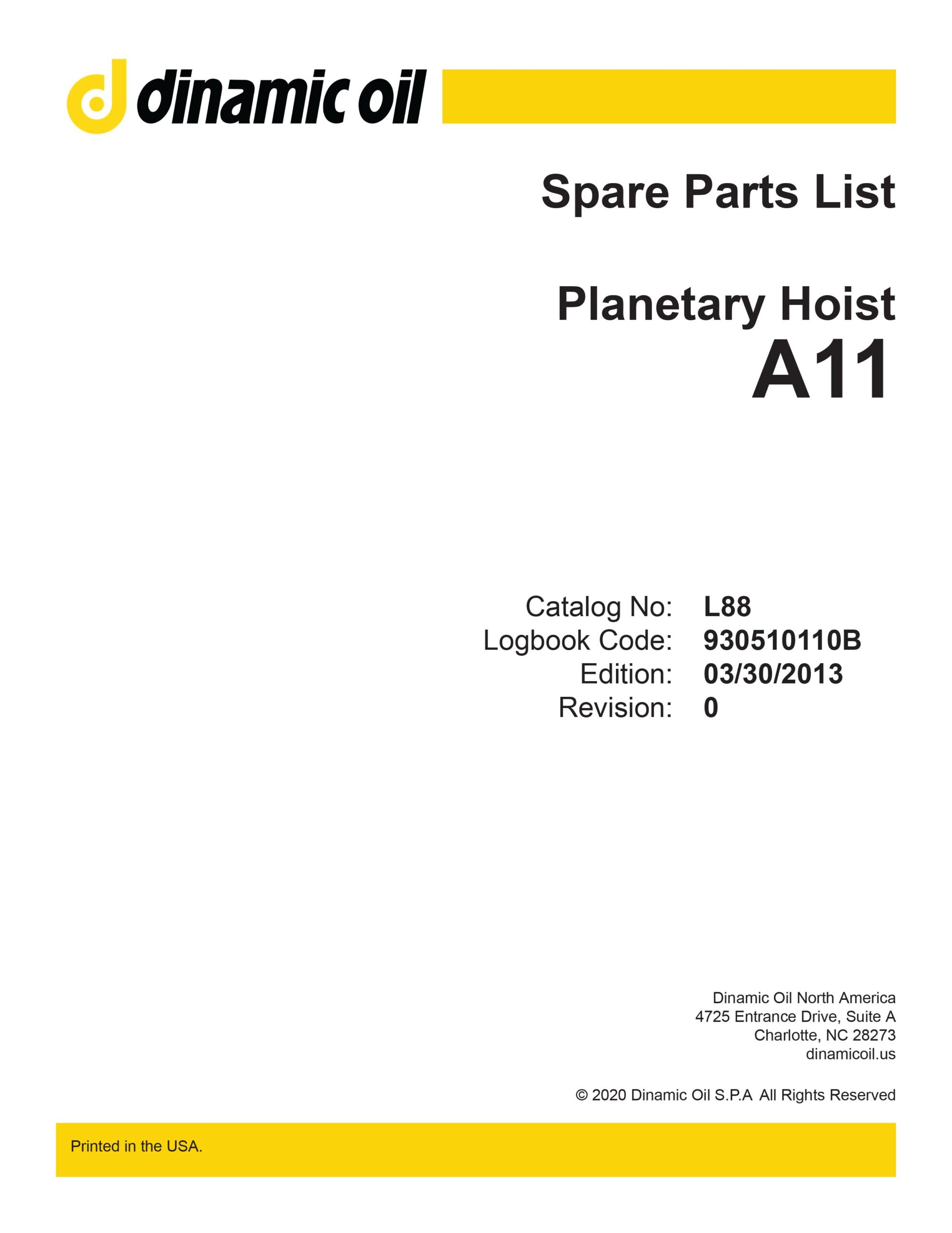 Planetary Hoist A11